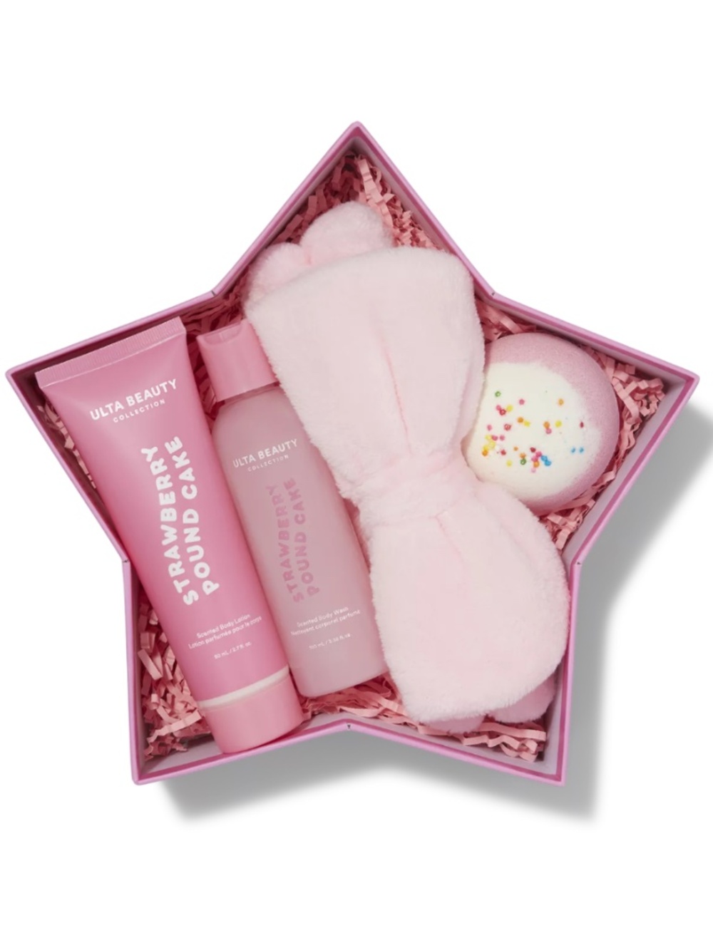 Strawberry Pound Cake Bath Gift Set